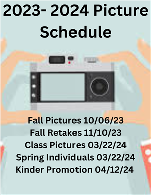 2023- 2024 Picture Schedule